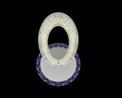 3682/1W RGB WH led (18W+8W) бра